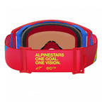 Alpinestars MX | MTB Vision SuperTech Goggles CORP (Red/Blue) Mirror Blue Lens