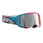 Alpinestars MX | MTB Vision SuperTech Goggles STREAM (Grey/Multi) Mirror Silver Lens