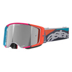 Alpinestars MX | MTB Vision SuperTech Goggles STREAM (Grey/Multi) Mirror Silver Lens