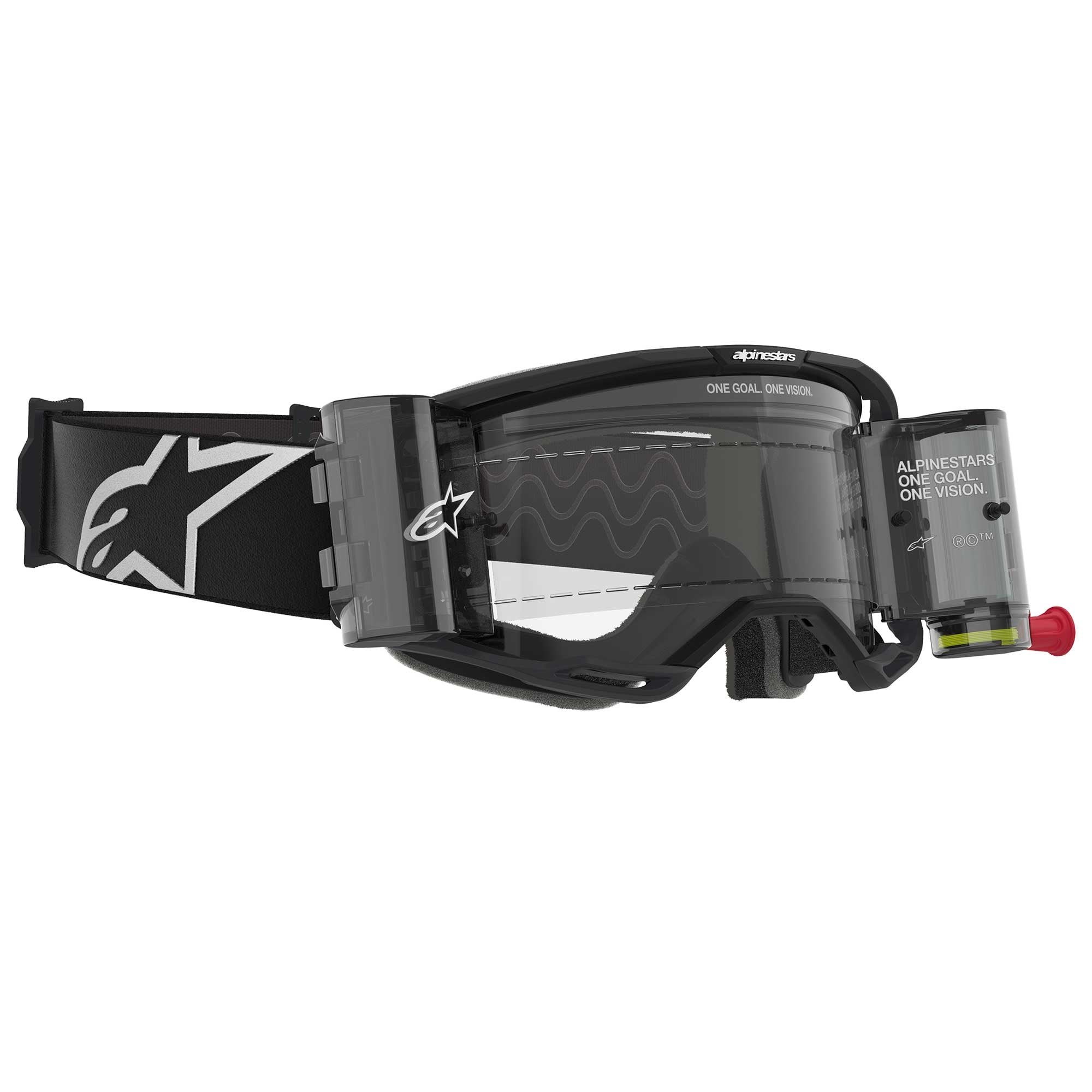 Alpinestars MX | MTB Vision 8 Goggles CORP (Black) Roll-Offs