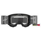 Alpinestars Vision 5 CORP Roll-Offs (Black/Silver) Clear Lens