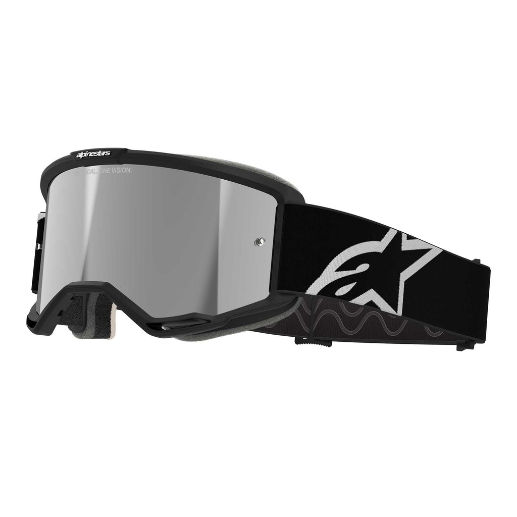 Alpinestars MX | MTB Vision 5 Goggles CORP (Black) Mirror Silver Lens