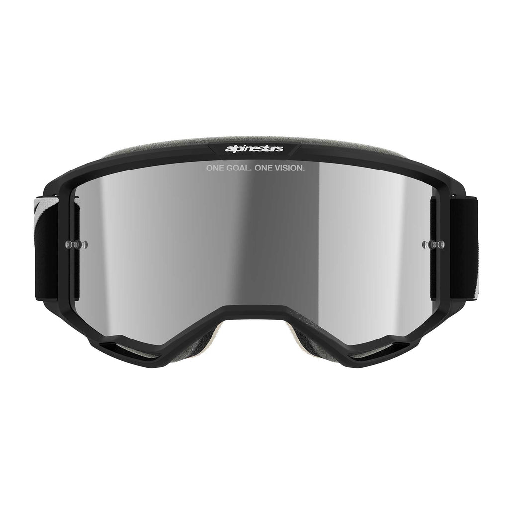 Alpinestars MX | MTB Vision 5 Goggles CORP (Black) Mirror Silver Lens