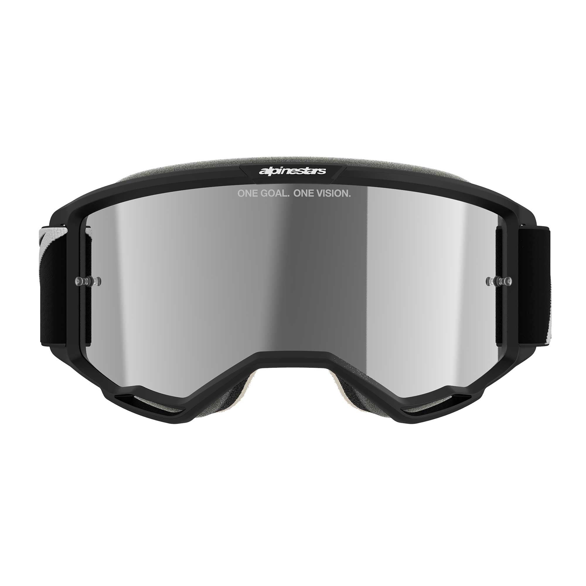 Alpinestars MX | MTB Vision 5 Goggles CORP (Black) Mirror Silver Lens
