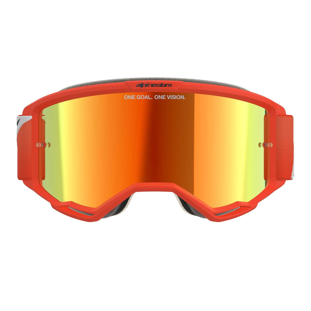 Alpinestars MX | MTB Vision 5 Goggles CORP (Orange) Mirror Red Lens