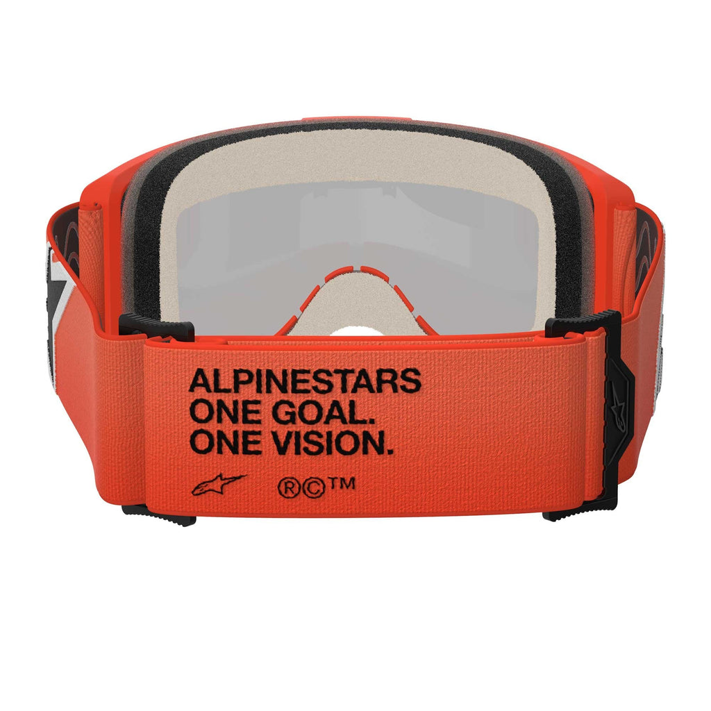 Alpinestars MX | MTB Vision 5 Goggles CORP (Orange) Mirror Red Lens