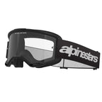 Alpinestars Vision 3 WORDMARK MX Goggles (Black) Clear Lens