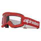 Alpinestars Vision 3 WORDMARK MX Goggles (Red) Clear Lens