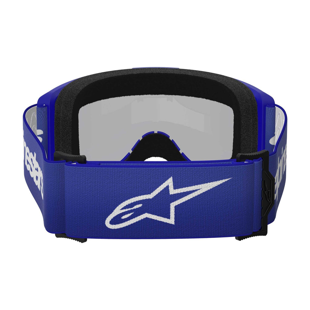 Alpinestars MX | MTB Vision 3 Goggles WORDMARK (Blue) Mirror Silver Lens