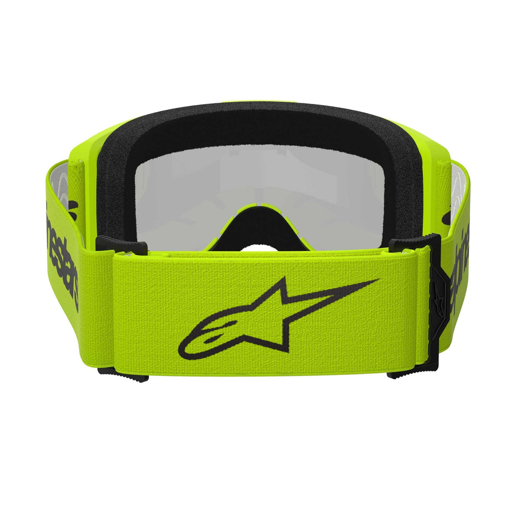 Alpinestars MX | MTB Vision 3 Goggles WORDMARK (Yellow Fluo) Mirror Silver Lens