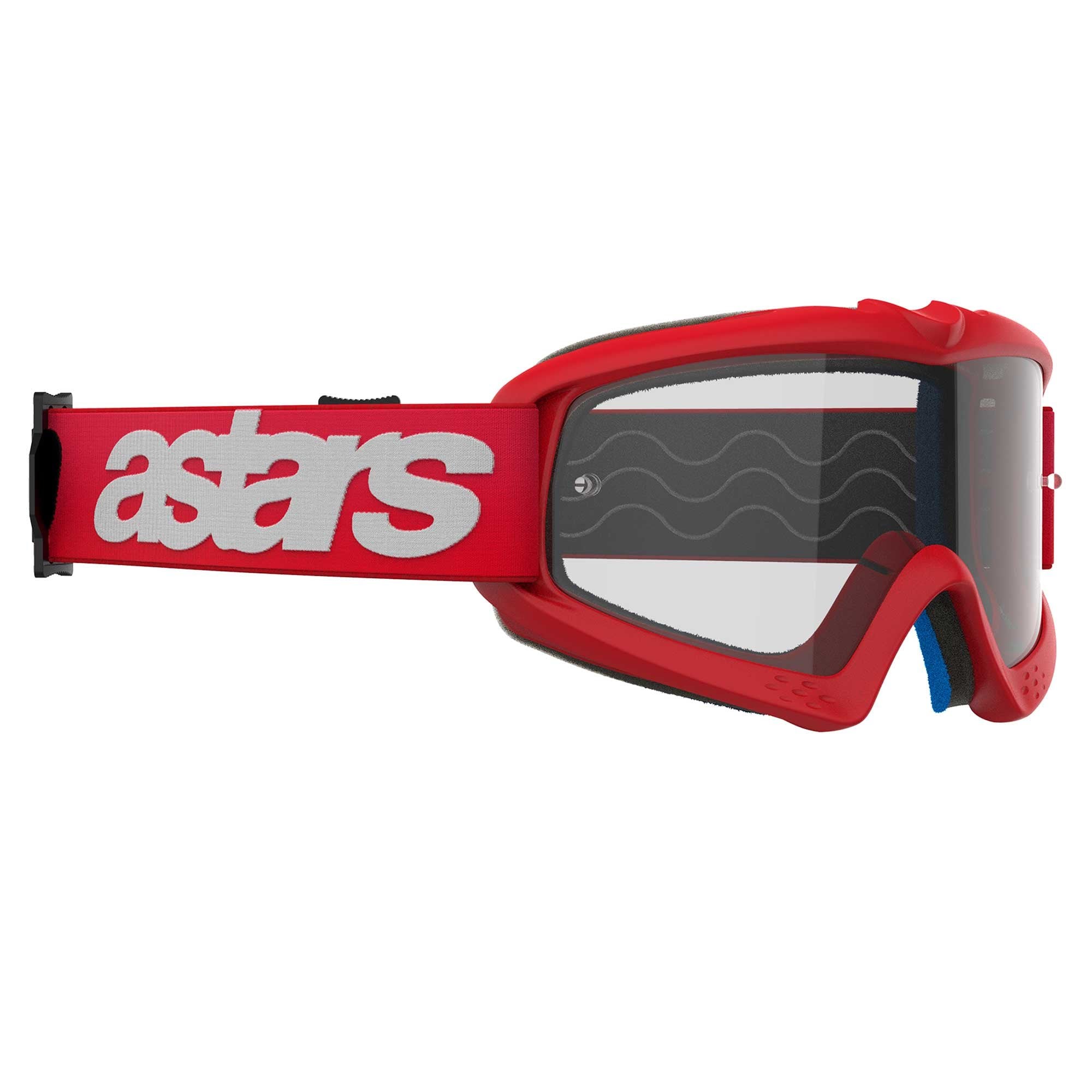 Alpinestars Youth Vision Goggles - BLAZE (Red)