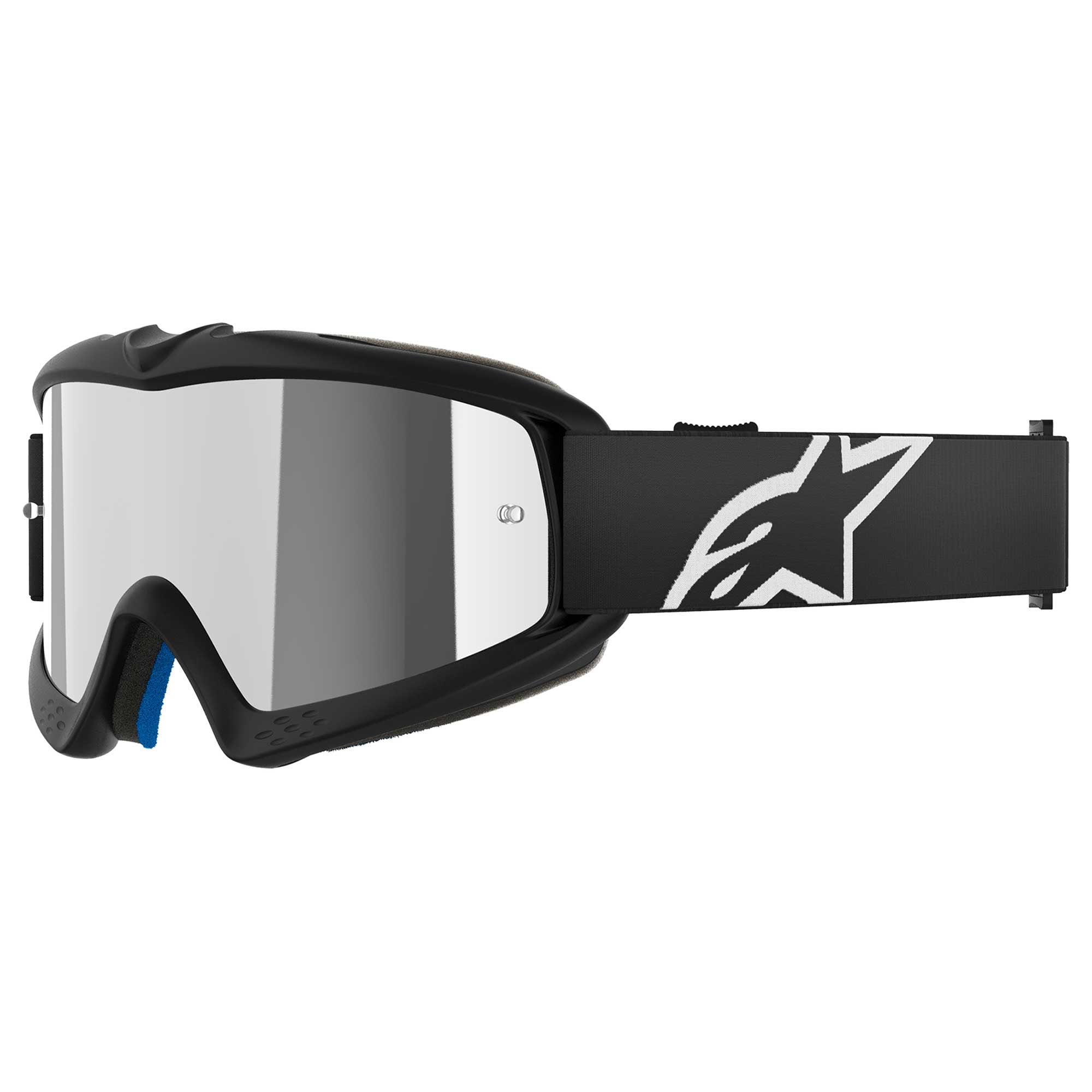 Alpinestars Youth Vision Goggles - CORP (Black) Mirror Silver Lens