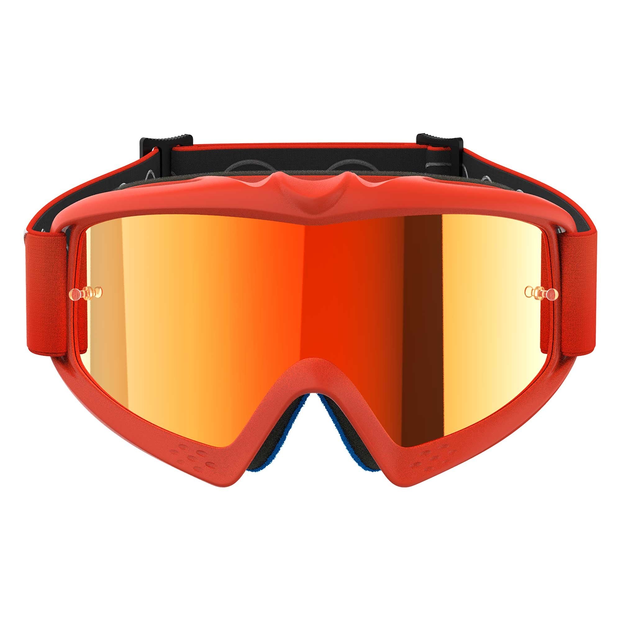 Alpinestars Youth Vision Goggles - CORP (Orange) Mirror Red Lens