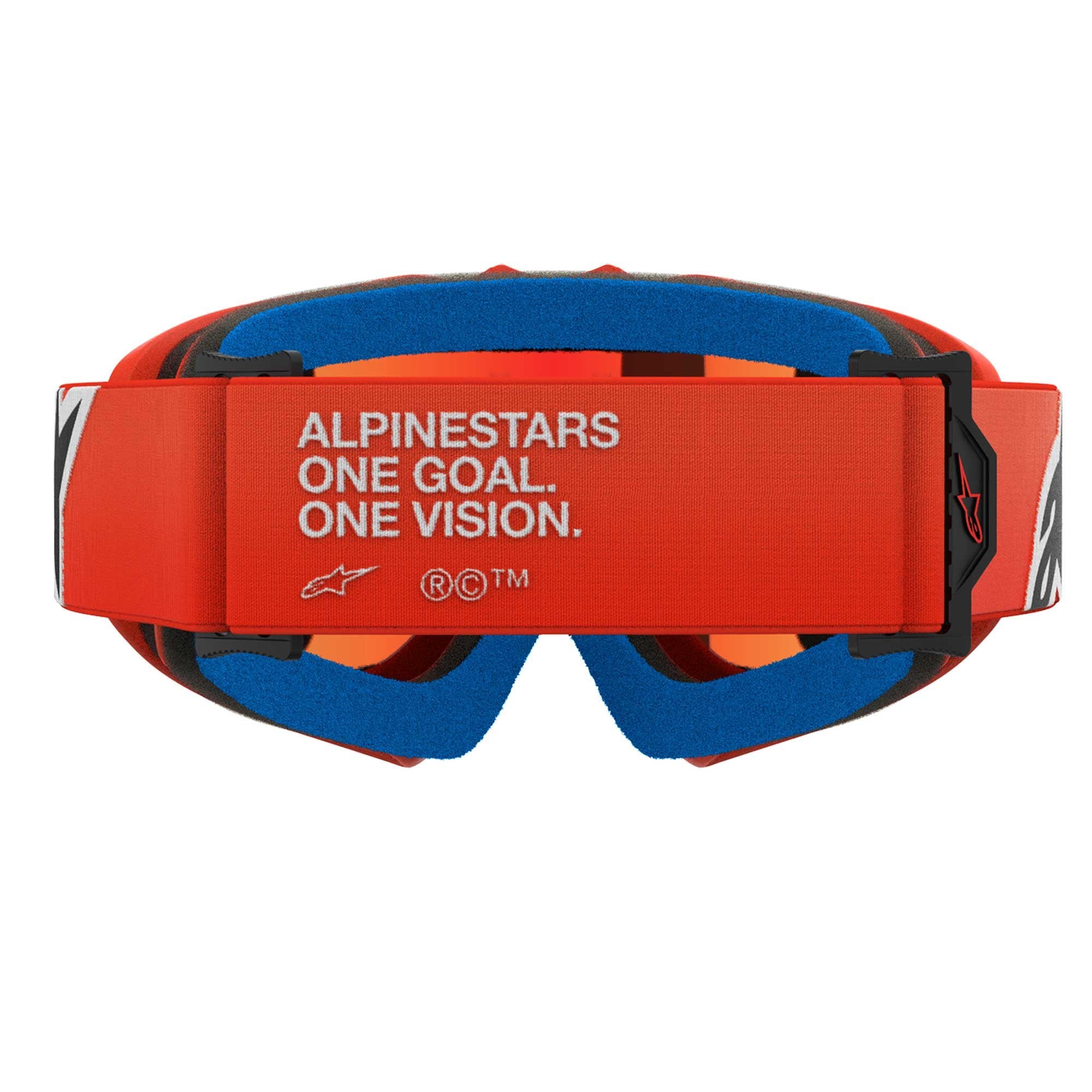 Alpinestars Youth Vision Goggles - CORP (Orange) Mirror Red Lens