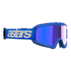 Alpinestars Youth Vision BLAZE MX Goggles (Blue) Mirror Blue Lens