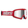 Alpinestars Youth Vision Goggles - BLAZE (Red) Mirror Silver Lens