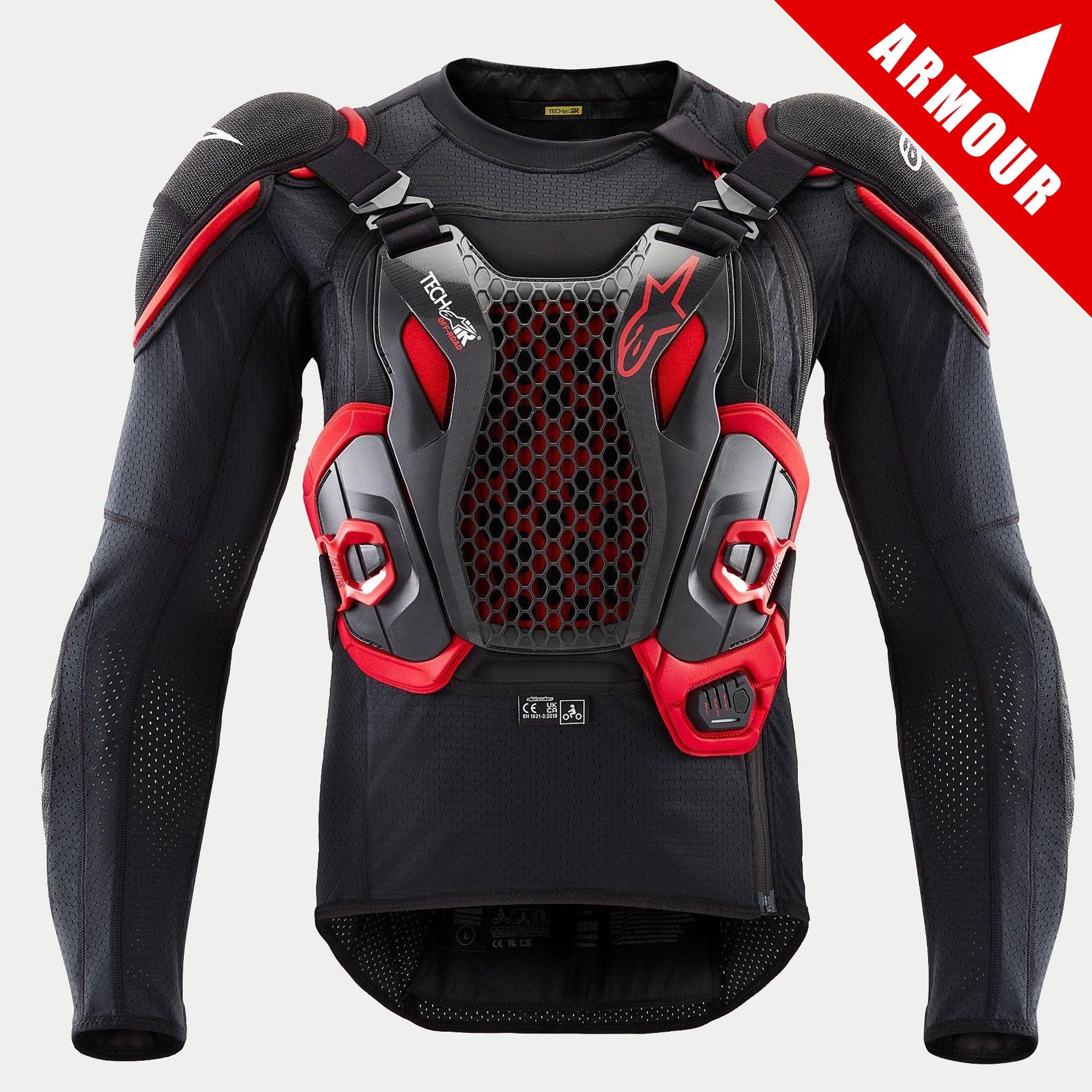 Alpinestars (Air Bag) System - Tech-Air Off Road Armour Jacket (Black/Red)
