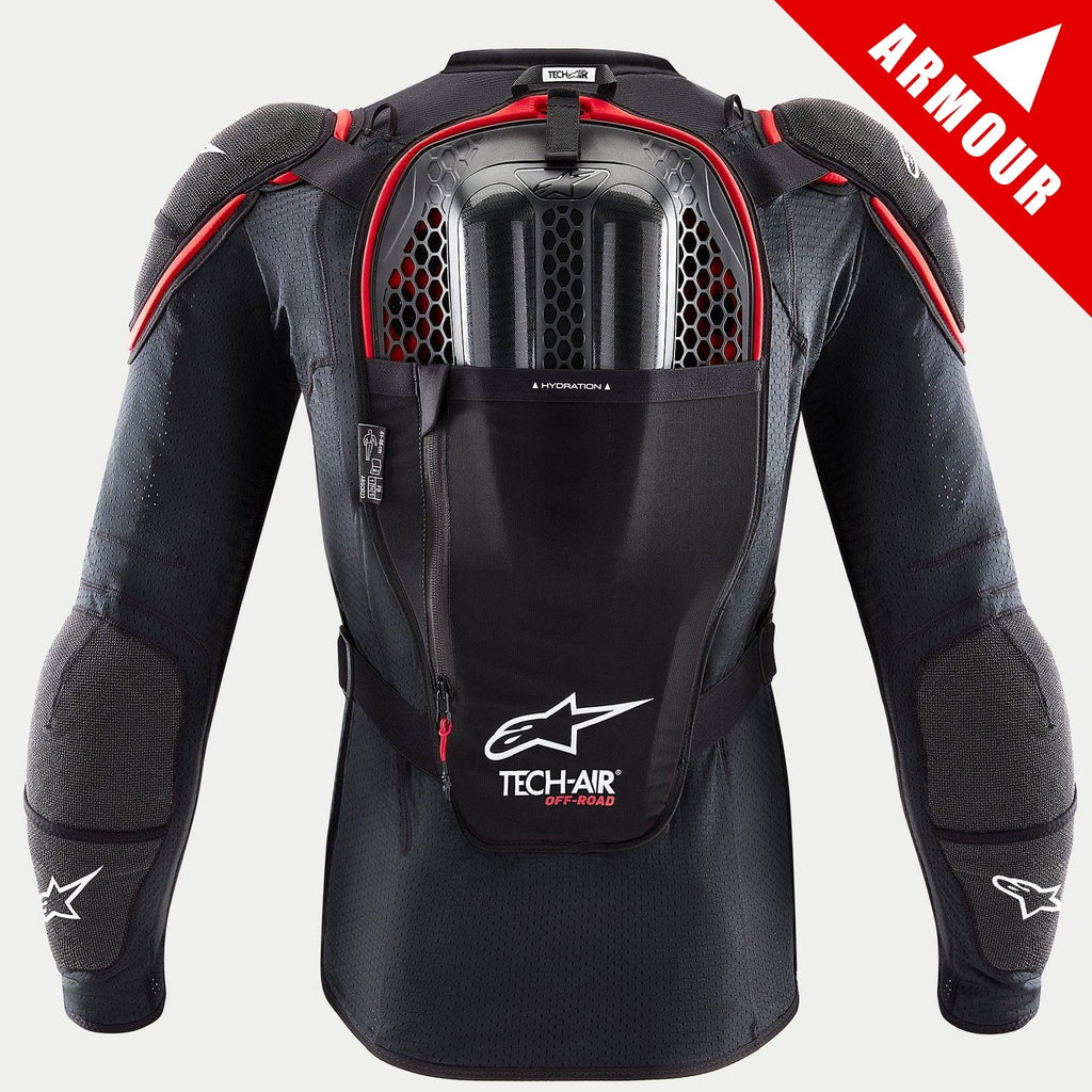 Alpinestars (Air Bag) System - Tech-Air Off Road Armour Jacket (Black/Red)