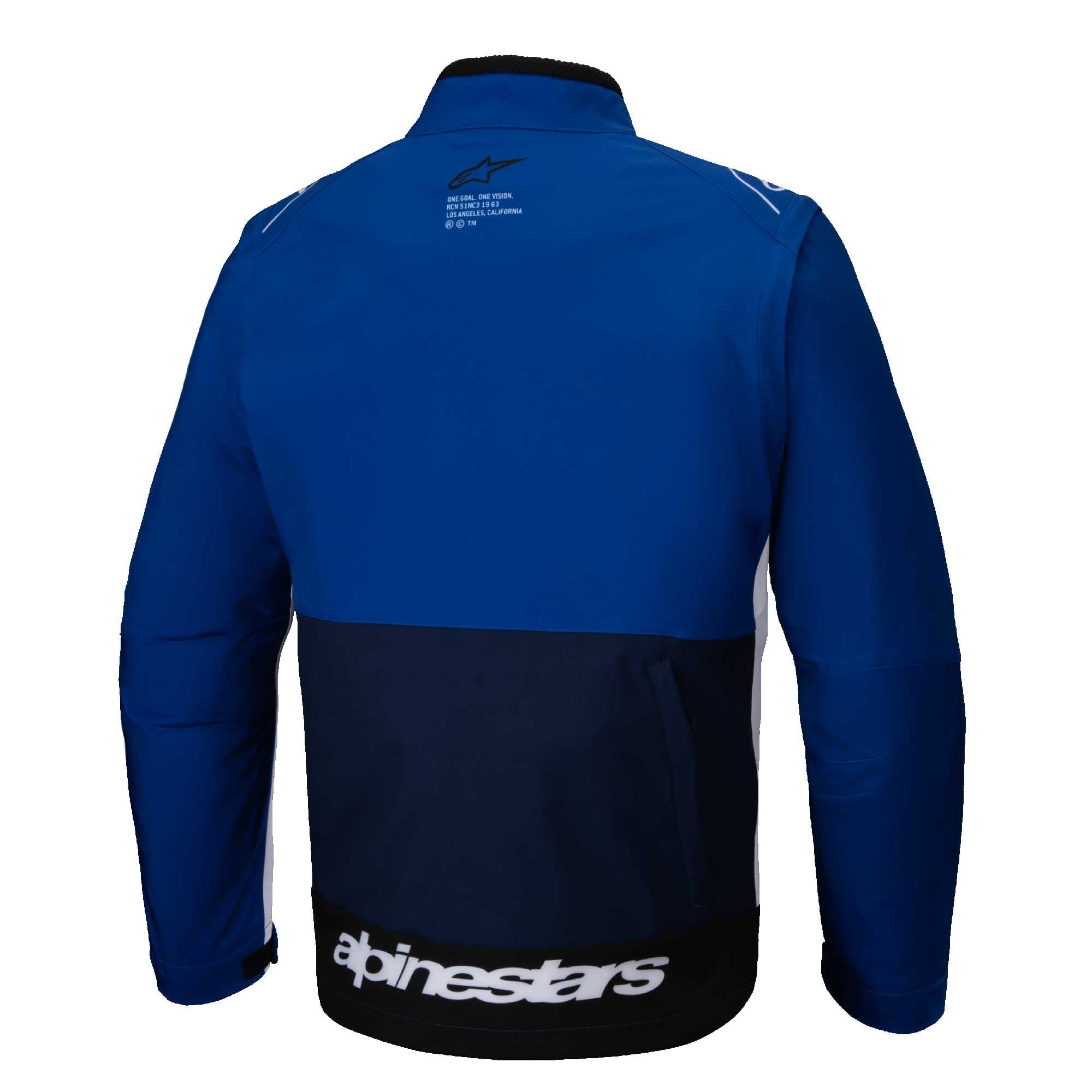 Alpinestars (MX26) Enduro Jacket  - Lite-Dura Softshell (Navy/Bright Blue/White)