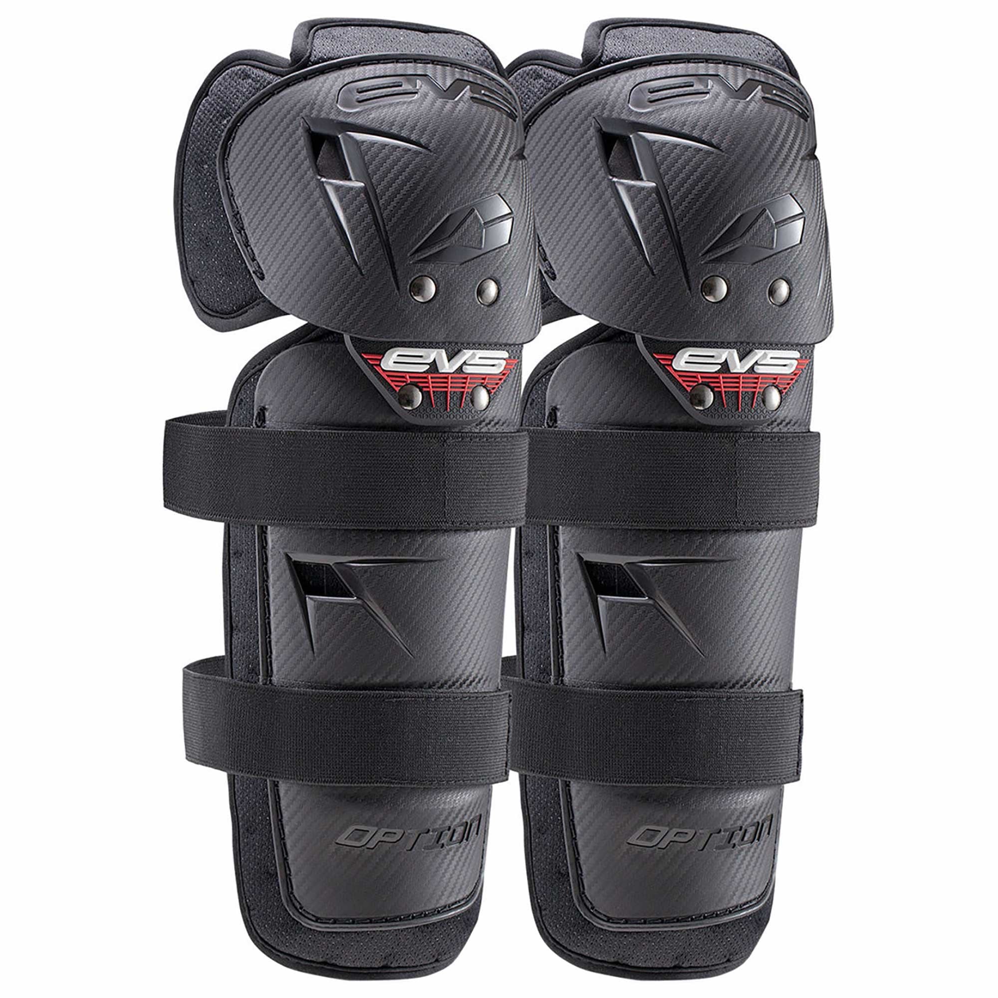 EVS Kids OPTION MX Knee Guards (Black)