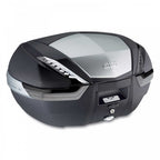 Givi (Top Box) - V47NT - Black with Anodised Aluminium Finish w/Smoked Reflectors