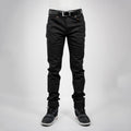 Bull-It Trojan (AA) SLIM Jeans (Black) - Short Leg