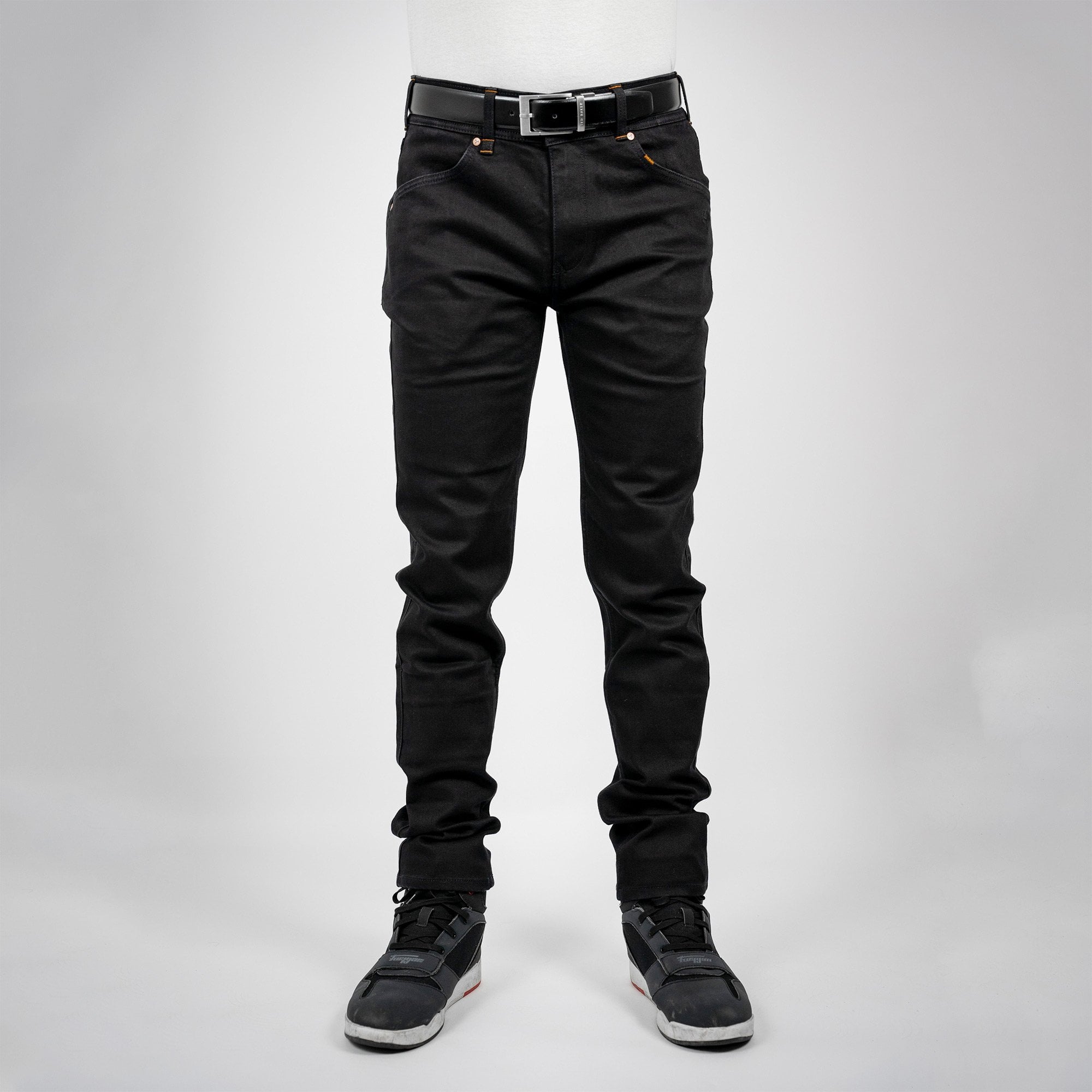 Bull-It Trojan (AA) SLIM Jeans (Black) - Short Leg