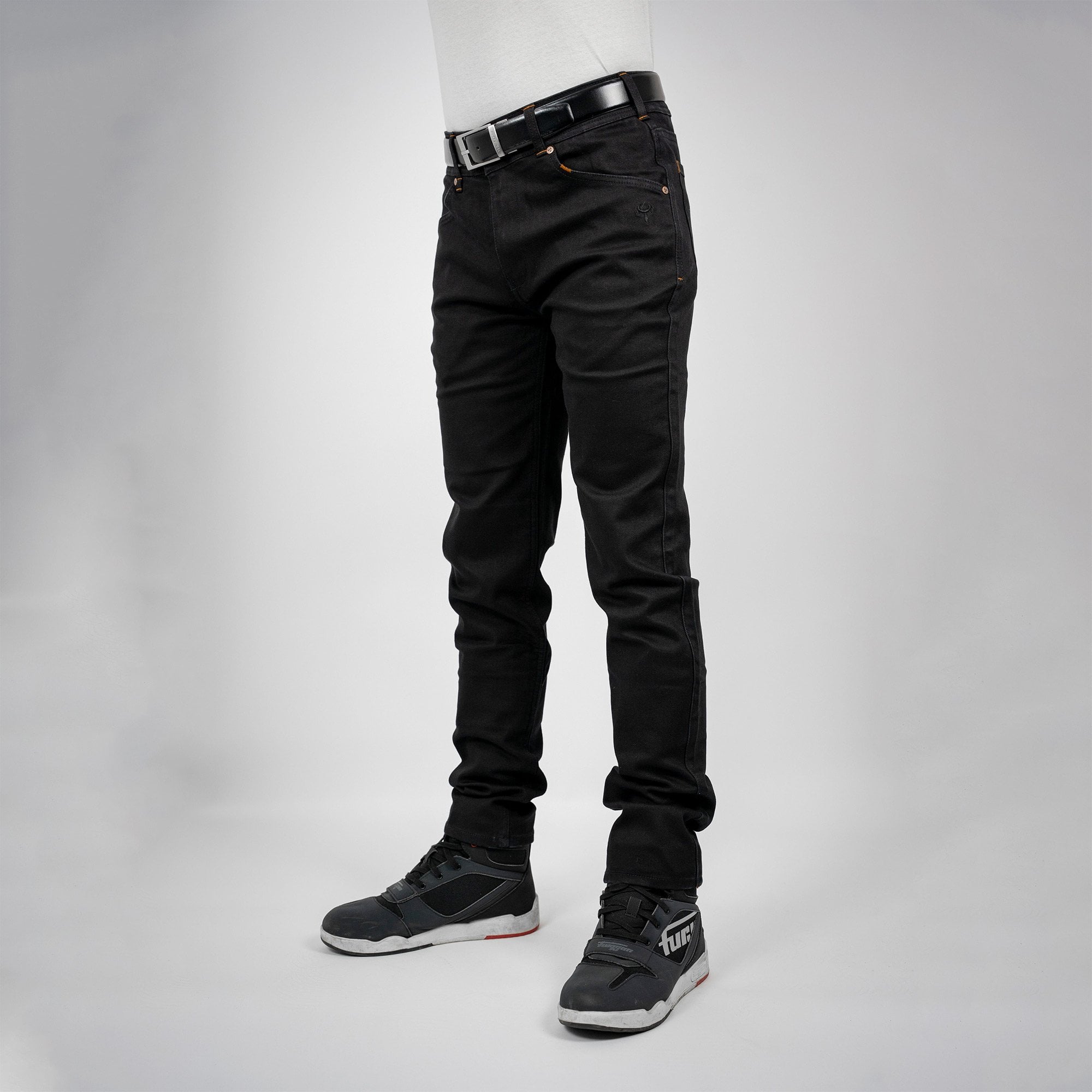 Bull-It Trojan (AA) SLIM Jeans (Black) - Short Leg