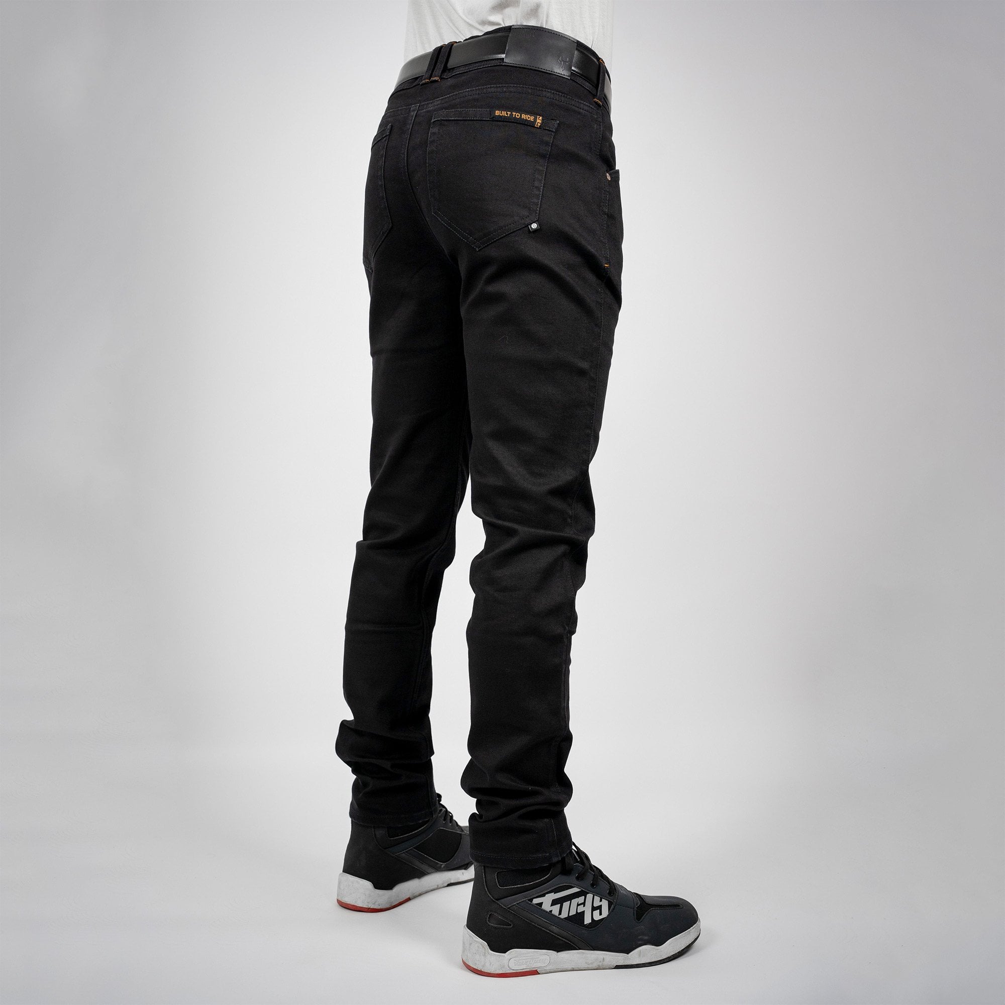 Bull-It Trojan (AA) SLIM Jeans (Black) - Short Leg