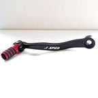 Apico - Gear Lever - Elite - KTM SX250 17-22, EXC250/300 17-23, Husqvarna TC250 17-22, TE250/300 17-23, TX300 17-22, Gas Gas MC250 22-23, EC250/300 21-23, EX250 22-23, EX300 20-23 - Black w/Red