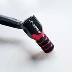 Apico - Gear Lever - Elite - KTM SX250 17-22, EXC250/300 17-23, Husqvarna TC250 17-22, TE250/300 17-23, TX300 17-22, Gas Gas MC250 22-23, EC250/300 21-23, EX250 22-23, EX300 20-23 - Black w/Red