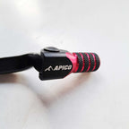 Apico - Gear Lever - Elite - Beta 2T 125 18-26, 200 19-26, 250/300RR 13-26, 4T 350-520 10-19, MX RX300 21-25, RX250/350 26- - Black w/Red