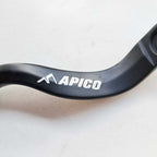 Apico - Gear Lever - Elite - KTM SXF450 16-22, EXCF450/500 17-23, Husqvarna FC450 16-22, FE450/501 17-23, Gas Gas MCF450 21-23, EXF450 21-23 - Black w/Red