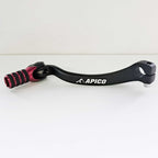 Apico - Gear Lever - Elite - CRF450 02-07 - Black w/Red