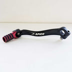 Apico Elite Gear Lever - CRF250 04-09, CRF250X 04-19 (Black/Red)