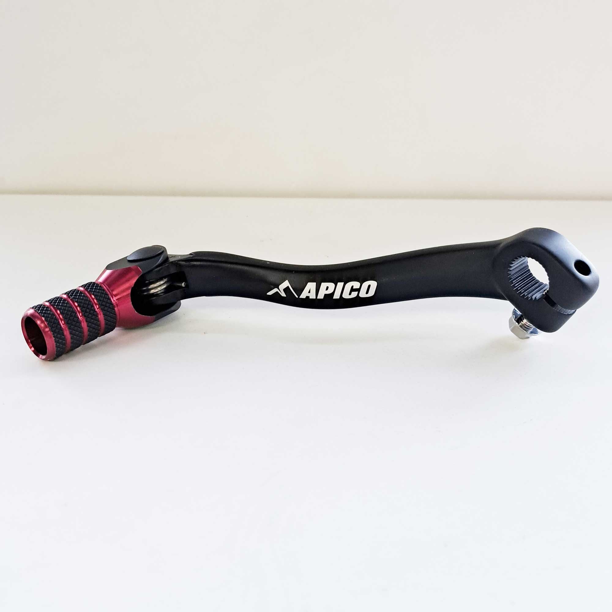 Apico - Gear Lever - Elite - CRF250 04-09, CRF250X 04-19 - Black w/Red