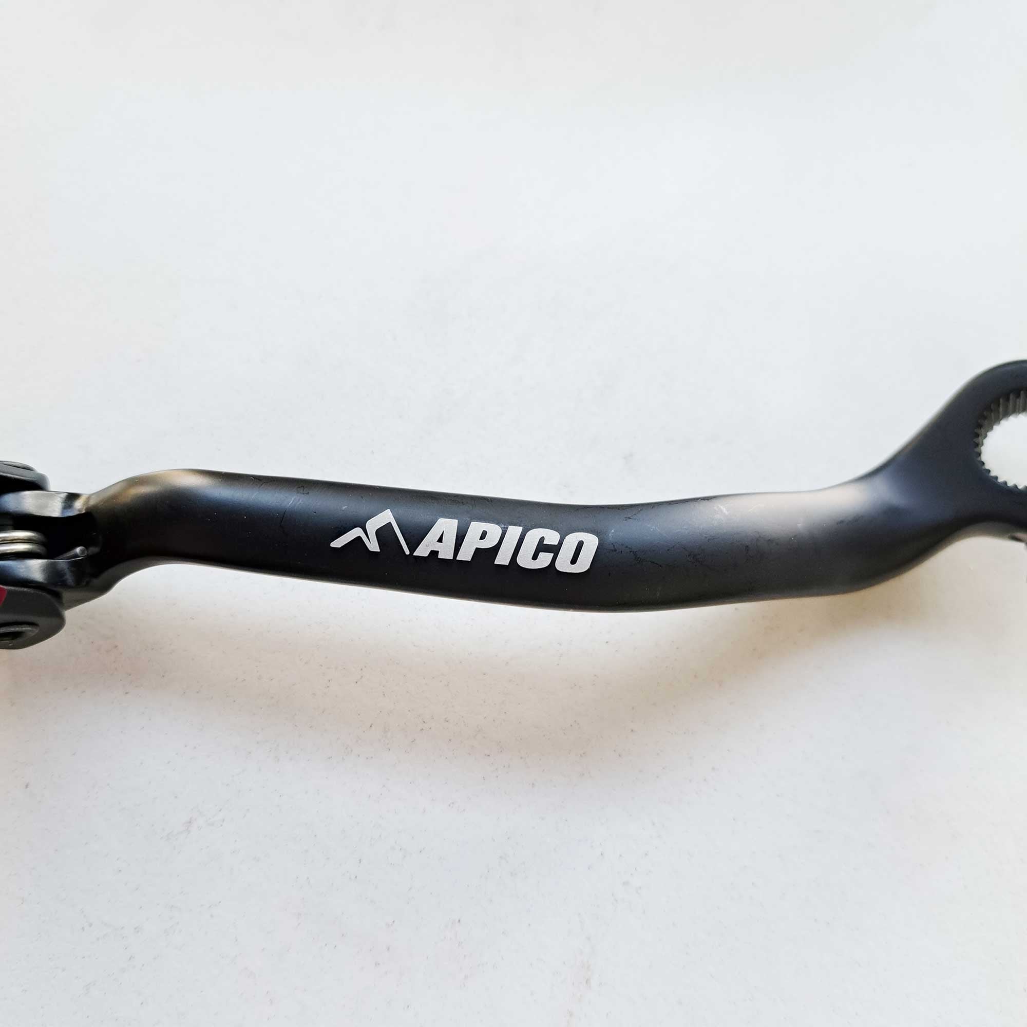 Apico - Gear Lever - Elite - CR250 87-03, CR500 84-01 - Black w/Red