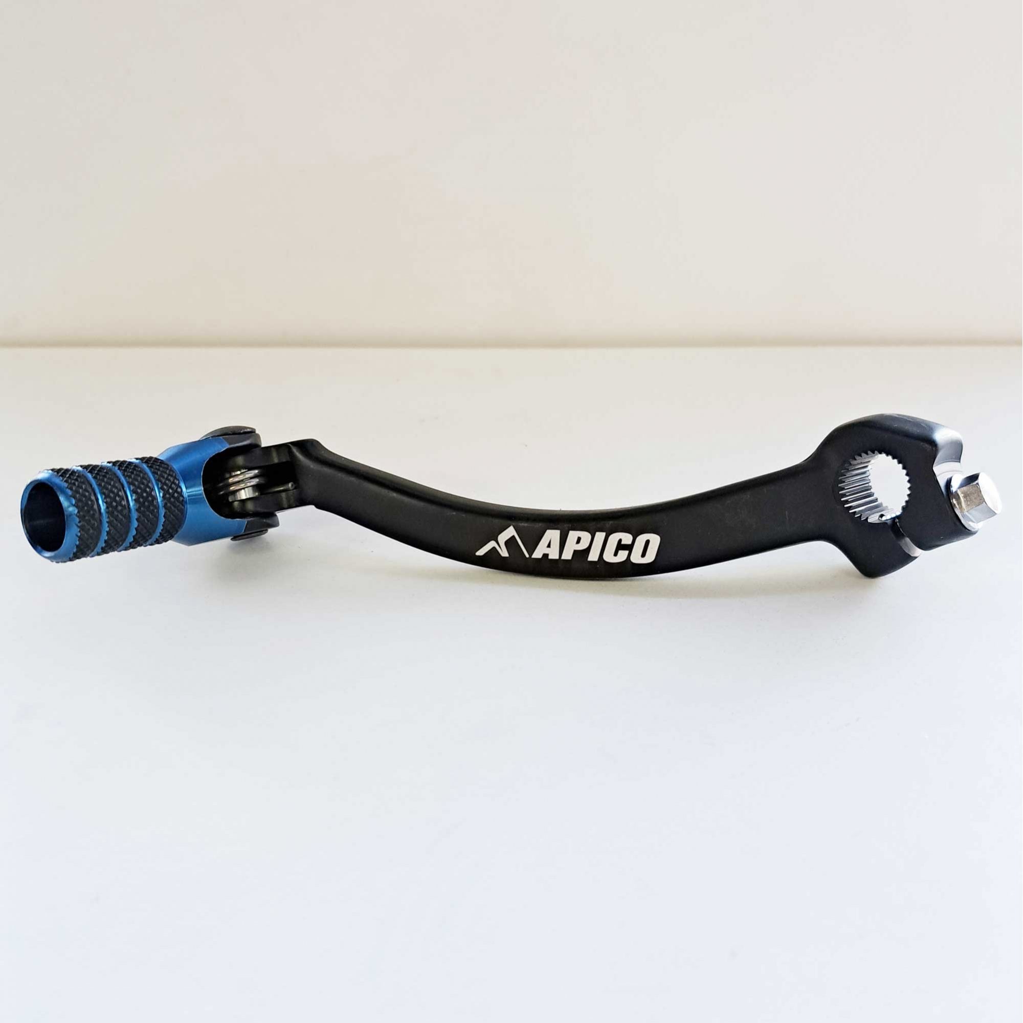 Apico - Gear Lever - Elite - YZF250 19-27, YZF450 18-27, WRF250 20-27, WRF450 19-27, YZF250X 20-27, YZF450X 19-27 - Black w/Blue