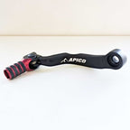 Apico - Gear Lever - Elite - KTM SX85 18-27, SX125/150 17-22, EXC150 17-23, XC-W125/150 17-22, Husqvarna TC85 18-27, TC125 17-22, TE150 17-23, TX125 17-23, Gas Gas MC85 21-27, MC125 21-23 - Black w/Red