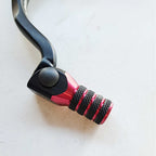 Apico - Gear Lever - Elite - KTM SX85 18-27, SX125/150 17-22, EXC150 17-23, XC-W125/150 17-22, Husqvarna TC85 18-27, TC125 17-22, TE150 17-23, TX125 17-23, Gas Gas MC85 21-27, MC125 21-23 - Black w/Red
