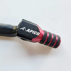 Apico - Gear Lever - Elite - KTM SX85 18-27, SX125/150 17-22, EXC150 17-23, XC-W125/150 17-22, Husqvarna TC85 18-27, TC125 17-22, TE150 17-23, TX125 17-23, Gas Gas MC85 21-27, MC125 21-23 - Black w/Red