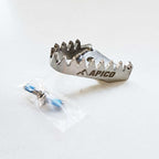 Apico - Rear Brake Pedal Tip - Titanium - KTM SX/SXF 125-450 23-26, EXC/EXCF 125-450 24-26, Husqvarna TC/FC 125-450 23-26, TE/FE 125-450 24-26, TX300 23-26, FX350/450 23-26, Gas Gas MC/MCF/EC/ECF/EX/EXF 125-500 24-26