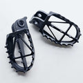 DRC - Foot Pegs (Ultra-Wide) - KTM SX50 14-23, SX65 11–23, SX85 03-17, SX125/150 98-15, SX250 00-16, SXF250-450 06-15, EXC/EXCF 98-16, Husqvarna TC50/65 17-23, TC85 14-17, TC/FC 125-450 14-15, TC250 14-16, TE/FE 14-16, Gas Gas MC50/65 21-23, Husa/Beta/She