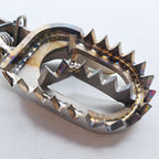 Apico - Foot Pegs - Titanium - BRACED - KTM SX85 18-24, SX125/150 16-22, SX250 17-22, SXF250-450 16-22, EXC/EXCF250-500 17-23, Husqvarna TC85 18-24, TC125 16-22, TC250 17-22, FC250-450 16-22, TE/FE 150-501 17-23, Gas Gas MC85 22-24, 125-450 21-23