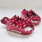 Apico - Foot Pegs - XTREME - RMZ250 10-26, RMZ450 10 & 12-26 - Red