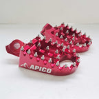 Apico - Foot Pegs - XTREME - RMZ250 10-26, RMZ450 10 & 12-26 - Red