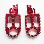 Apico - Foot Pegs - XTREME - CRF150 07-26, CR125/250 02-07, CRF250 R/X/RX/L 04-26, CRF450 02-26 R/X/RX/L, CRF250L 13-21, CRF300L 21-25, CRF1000L 18-26 - Red