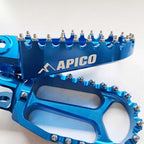 Apico - Foot Pegs - XTREME - KTM SX/SXF 125-450 23-27, EXC/EXCF 125-450 24-27, Husqvarna TC/FC 125-450 23-27, TE/FE 125-450 24-27, TX300 23-27, FX350/450 23-27, Gas Gas 125-500 24-27, MCF250/450 FACTORY 23-27