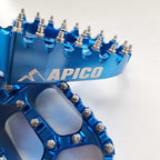 Apico - Foot Pegs - XTREME - YZ65 18-27, YZ85 98-27, YZ125/250 99-27, YZF250 01-23, YZF450 03-22, WRF250 01-24, WRF450 03-23, YZF/WRF400/426 98-02