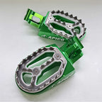 Apico - Foot Pegs - PRO-BITE - KXF250 06-26, KXF450 07-26, KXF250/450XC 21-26 - Green